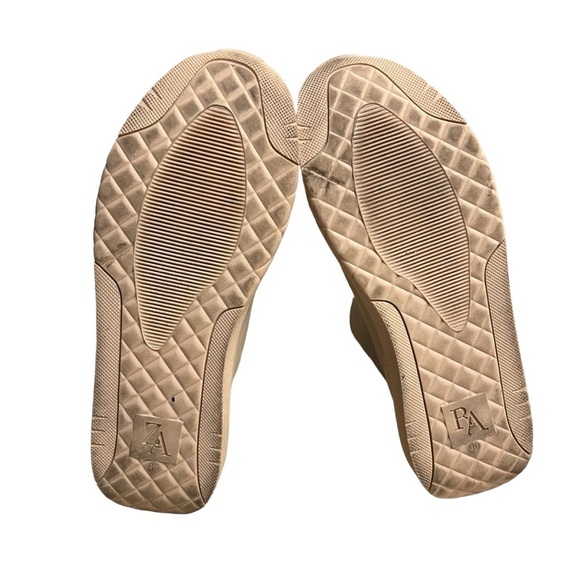 Zara STRETCHY SOCK-STYLE SNEAKER BOOTS Women’s 8.5 40 SHORT BROWN /SR19 Used - Picture 10 of 11